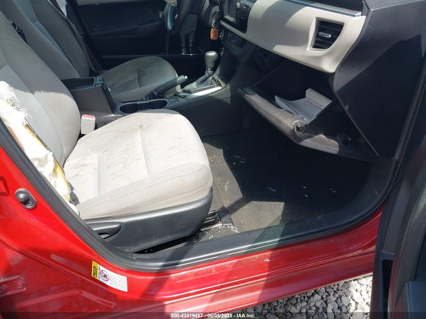 2016 TOYOTA COROLLA VIN: 5YFBURHEXGP473342