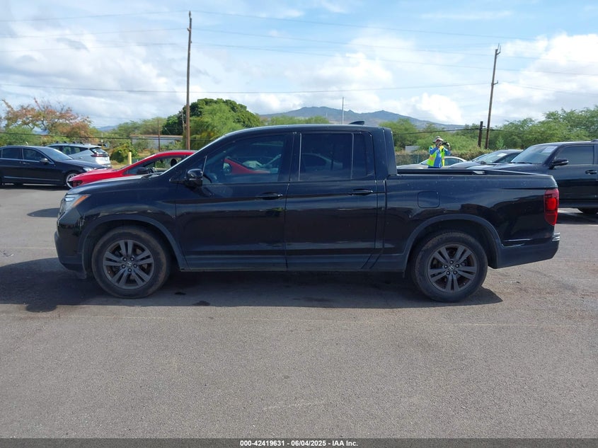 2017 HONDA RIDGELINE SPORT - 5FPYK2F11HB006113
