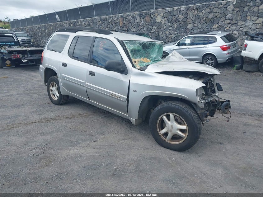 2005 GMC Envoy Xl Sle silver other gasoline 1GKES16M056187197 photo #1