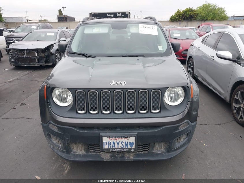 2017 JEEP RENEGADE VIN: ZACCJAAB0HPE75735