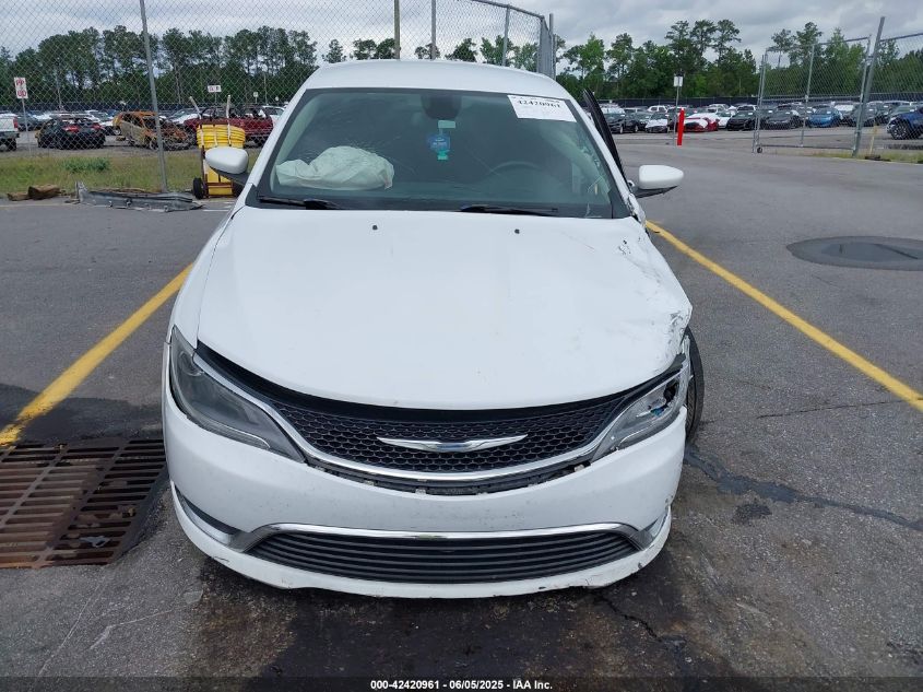 2015 Chrysler 200 Limited VIN: 1C3CCCAB2FN649675 Lot: 42420961