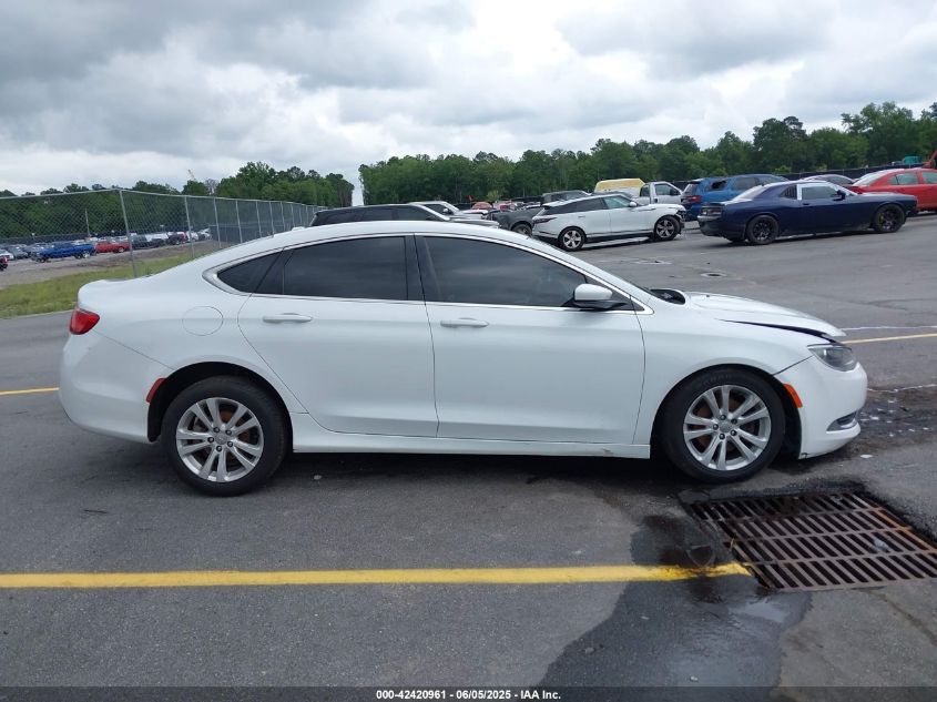 2015 Chrysler 200 Limited VIN: 1C3CCCAB2FN649675 Lot: 42420961