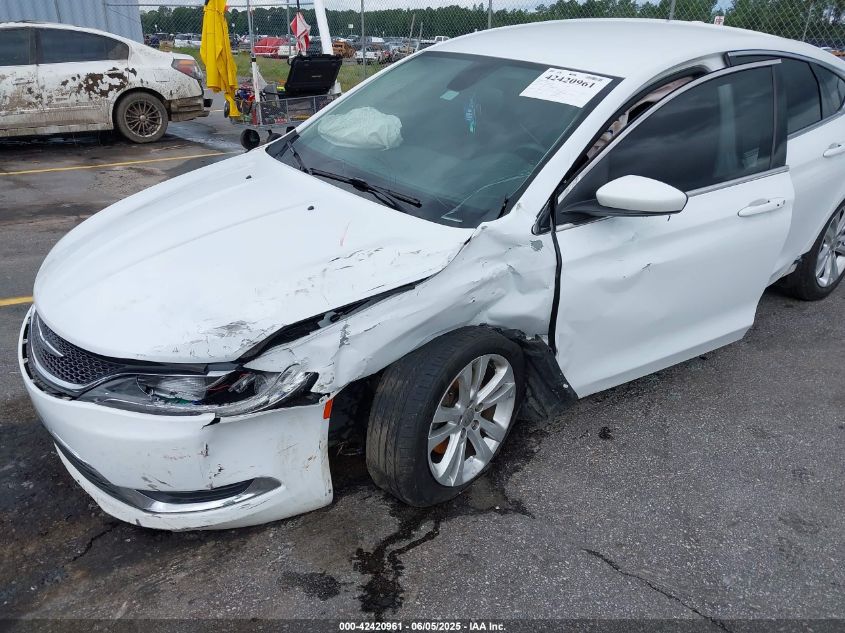 2015 Chrysler 200 Limited VIN: 1C3CCCAB2FN649675 Lot: 42420961