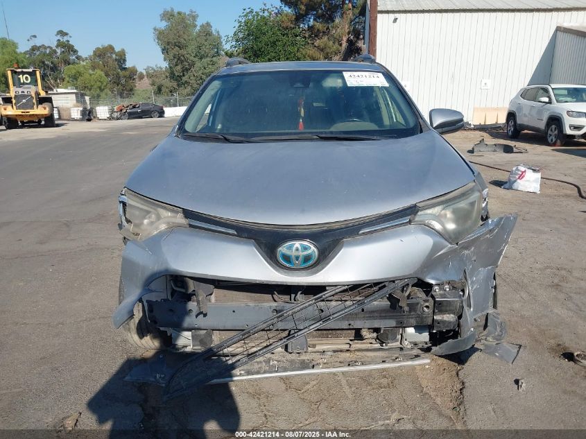 2017 Toyota Rav4 Hybrid Xle VIN: JTMRJREV7HD153220 Lot: 42421214