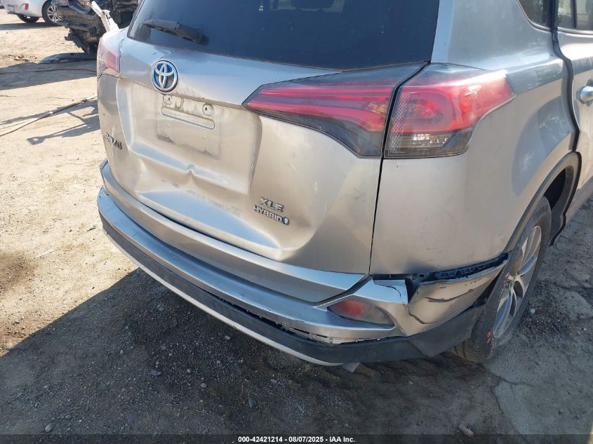 2017 Toyota Rav4 Hybrid Xle VIN: JTMRJREV7HD153220 Lot: 42421214