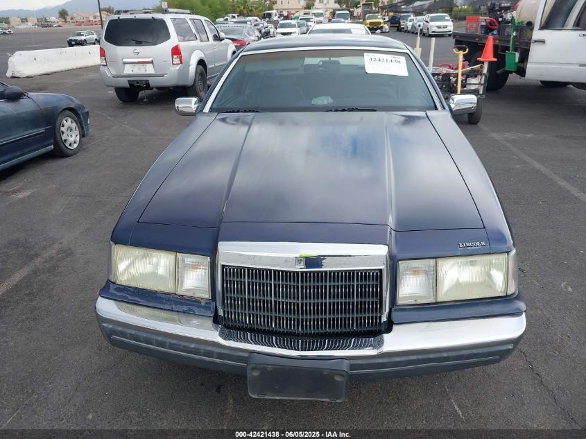 1991 Lincoln Mark Vii Lsc VIN: 1LNCM93E2MY650464 Lot: 42421438