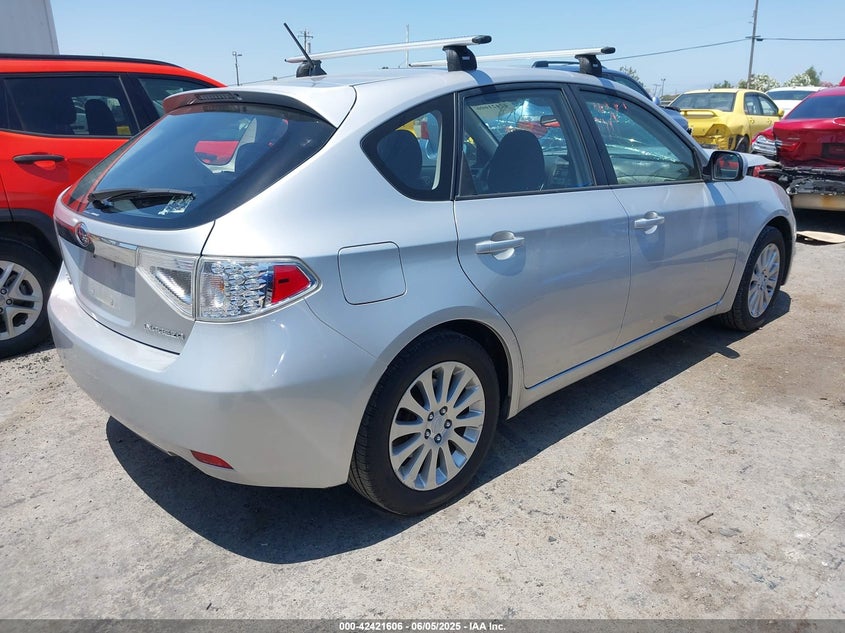 2008 SUBARU IMPREZA VIN: JF1GH61608H829859
