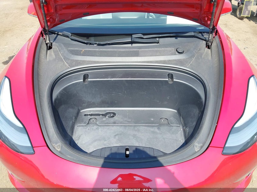 2020 Tesla Model 3 Long Range Dual Motor All-wheel Drive Red Lot 111042422863 Vin 5YJ3E1EB4LF668209