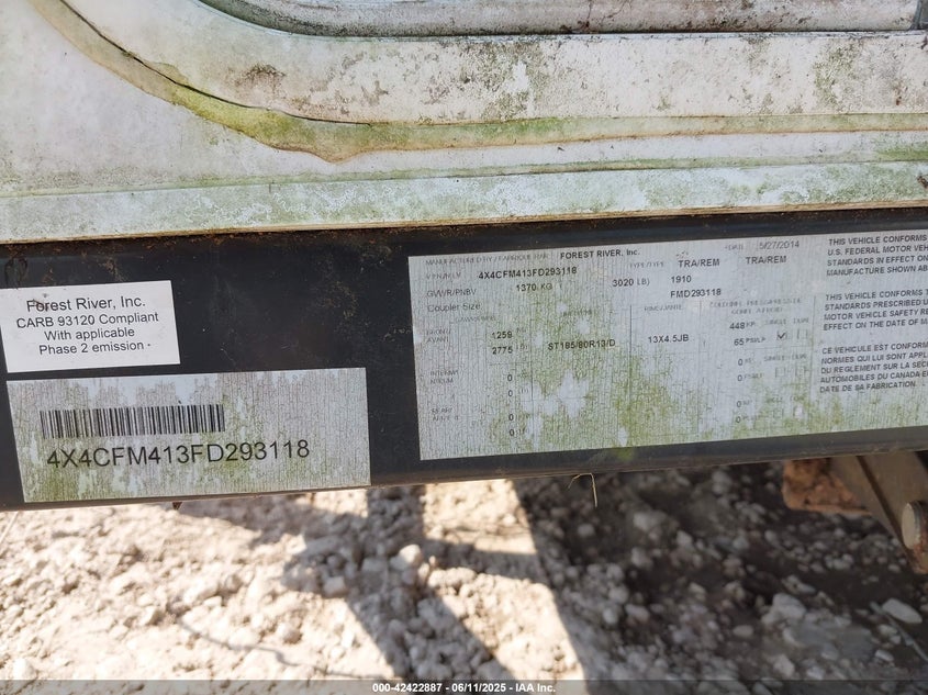 4X4CFM413FD293118 2015   photo no. 9