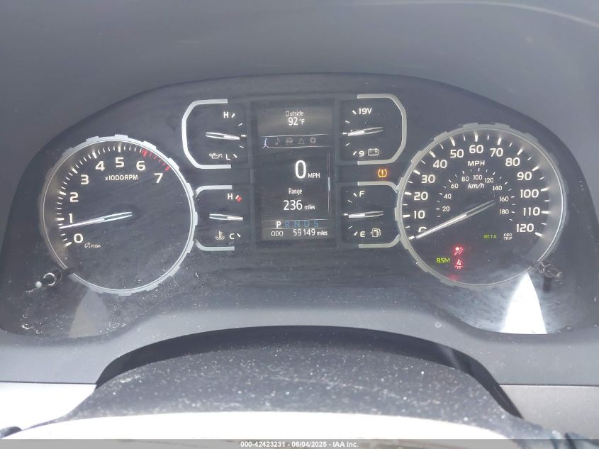 2021 Toyota Tundra VIN: 5TFDYF19MX023796 Lot: 42423231