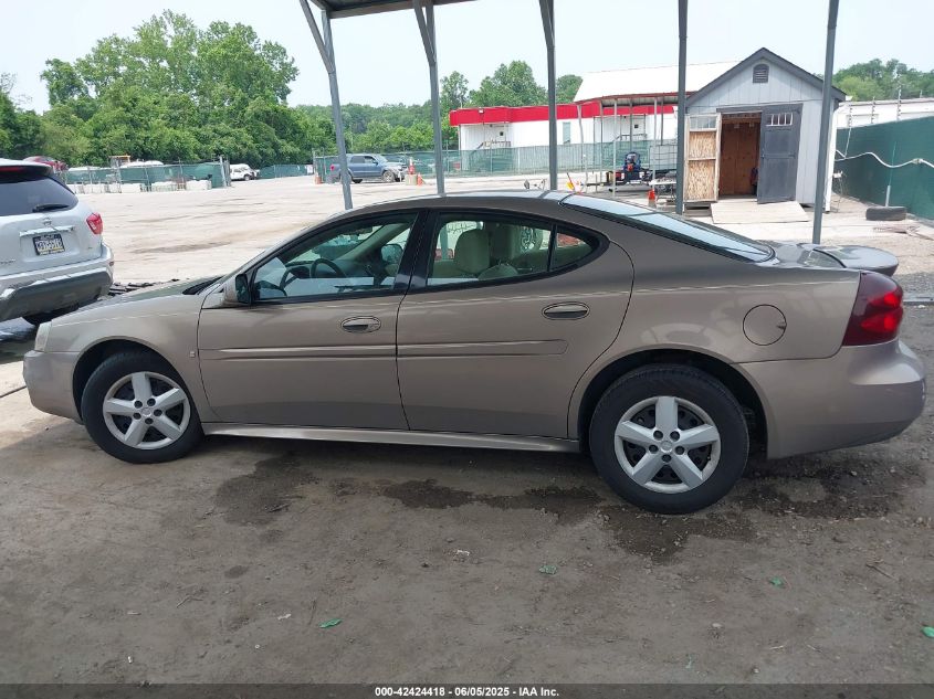 2007 Pontiac Grand Prix VIN: 2G2WP552X71180135 Lot: 42424418