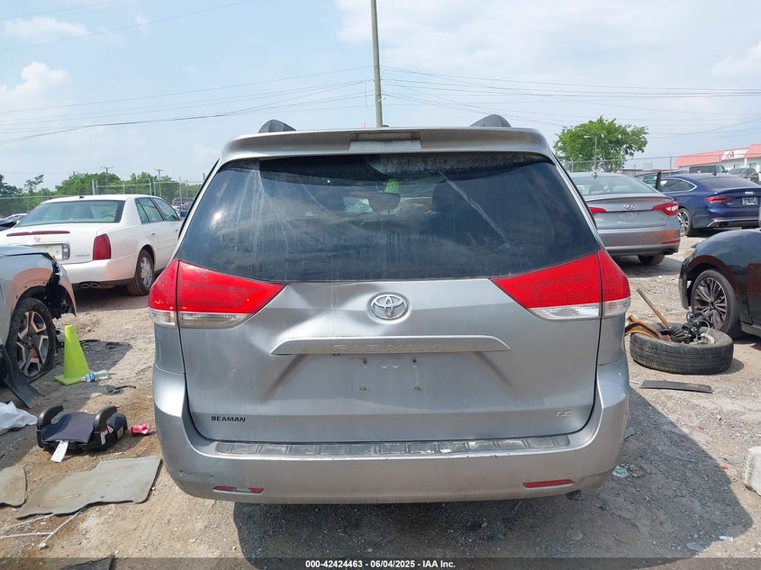 2012 Toyota Sienna Le V6 8 Passenger VIN: 5TDKK3DC8CS245266 Lot: 42424463