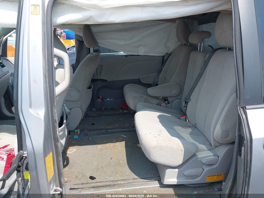 2012 Toyota Sienna Le V6 8 Passenger VIN: 5TDKK3DC8CS245266 Lot: 42424463