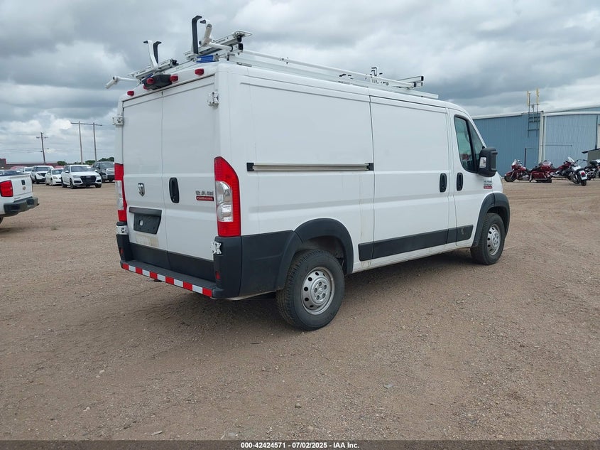 Vin: 3c6ervag4me501692, lot: 42917138, ram promaster 1500 low roof 136 wb 20214