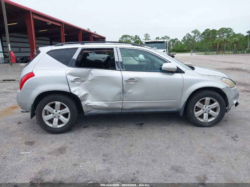 2007 Nissan Murano S VIN: JN8AZ08W97W606640 Lot: 42424596