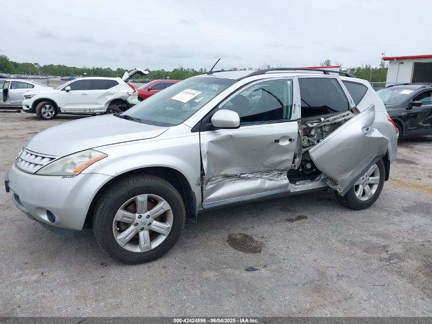 2007 Nissan Murano S VIN: JN8AZ08W97W606640 Lot: 42424596