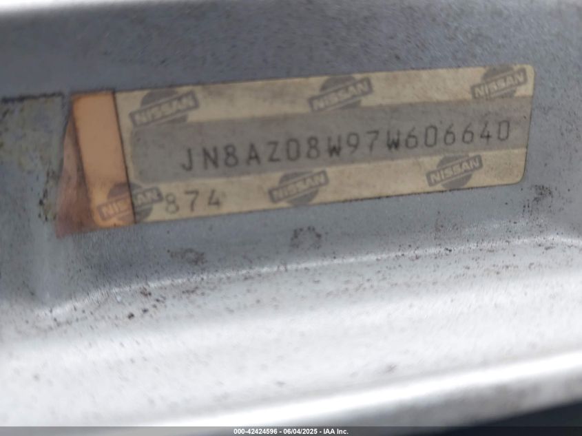 2007 Nissan Murano S VIN: JN8AZ08W97W606640 Lot: 42424596