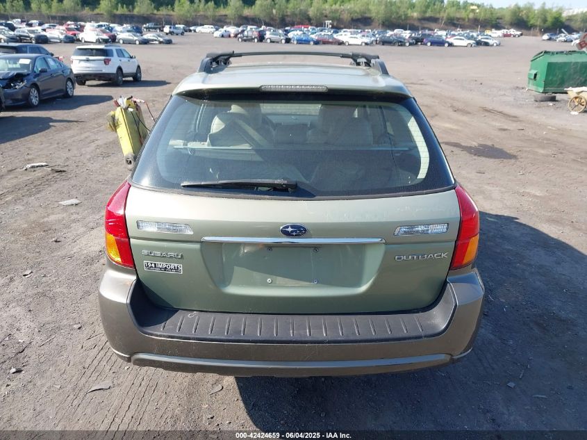 2006 Subaru Outback 2.5I Limited VIN: 4S4BP62C467331397 Lot: 42424659
