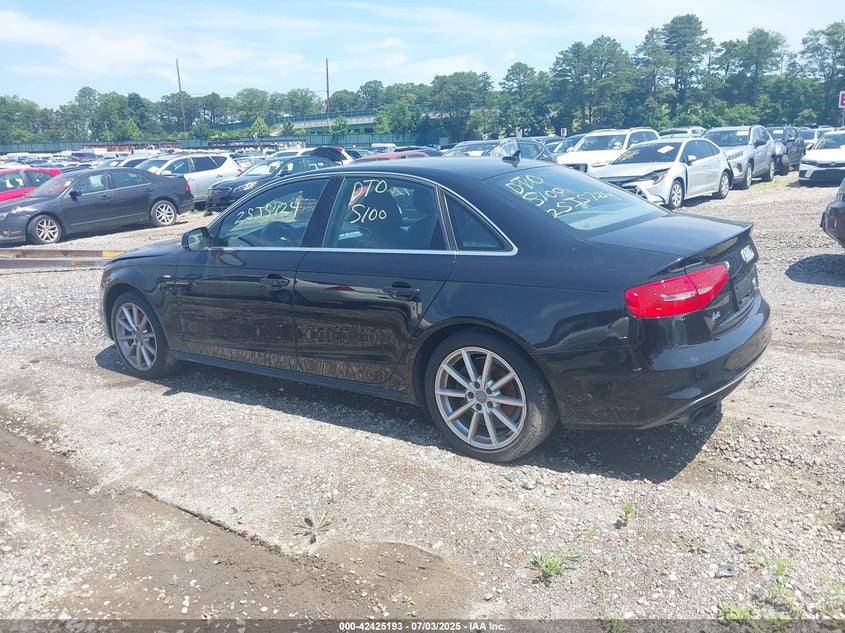 Vin: wauffafl5fn023735, lot: 42917760, audi a4 2.0t premium 20153