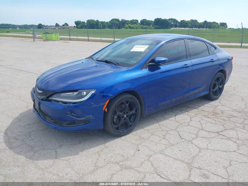 Vin: 1c3cccbb1fn663615, lot: 42918064, chrysler 200 s 20152