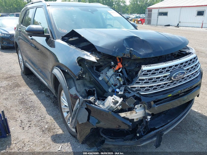 2021 Ford Explorer 3.3 Limited Black Lot 111042425569 Vin 1FM5K8FW7MNA19210