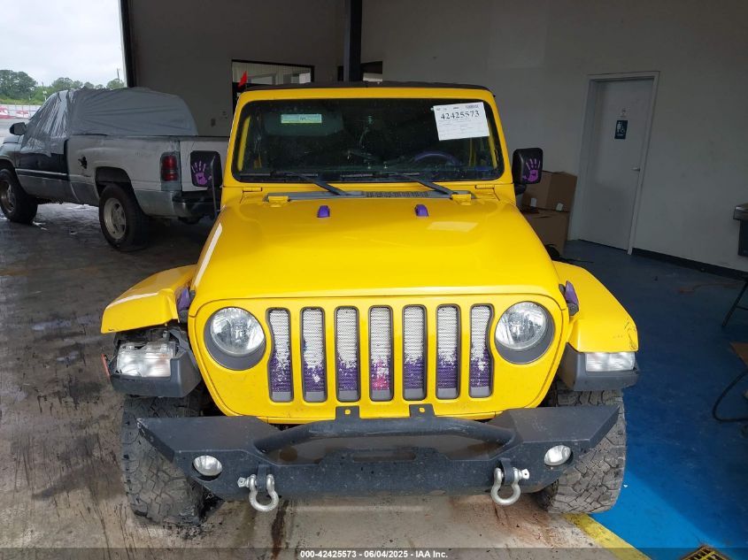 2021 Jeep Wrangler Unlimited Rubicon 4X4 VIN: 1C4HJXFN6MW610029 Lot: 42425573