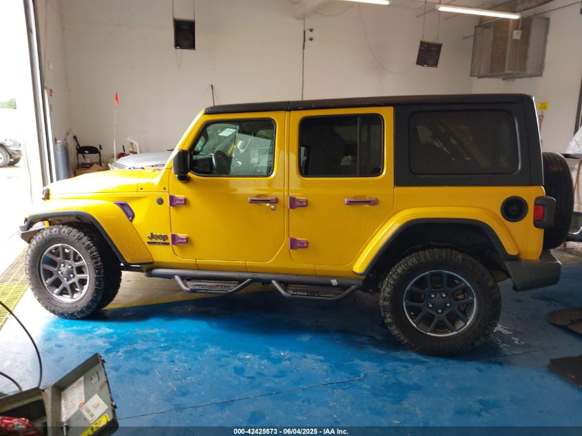 2021 Jeep Wrangler Unlimited Rubicon 4X4 VIN: 1C4HJXFN6MW610029 Lot: 42425573