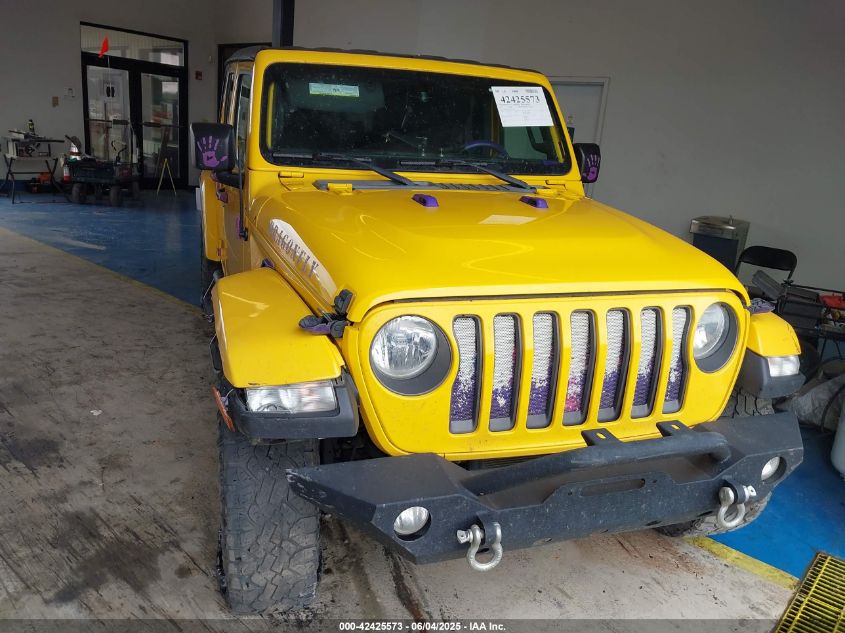 2021 Jeep Wrangler Unlimited Rubicon 4X4 VIN: 1C4HJXFN6MW610029 Lot: 42425573