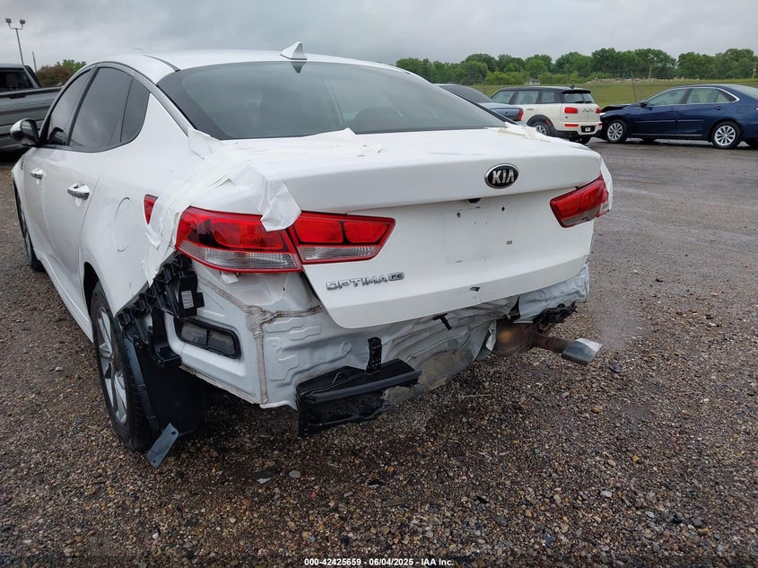 2019 Kia Optima 2.4 Lx White Lot 111042425659 Vin 5XXGT4L38KG291769