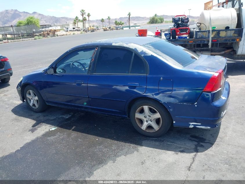 2005 Honda Civic Ex VIN: 2HGES26775H567861 Lot: 42426013