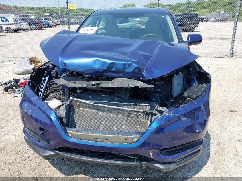 2016 HONDA HR-V VIN: 3CZRU6H37GM705716