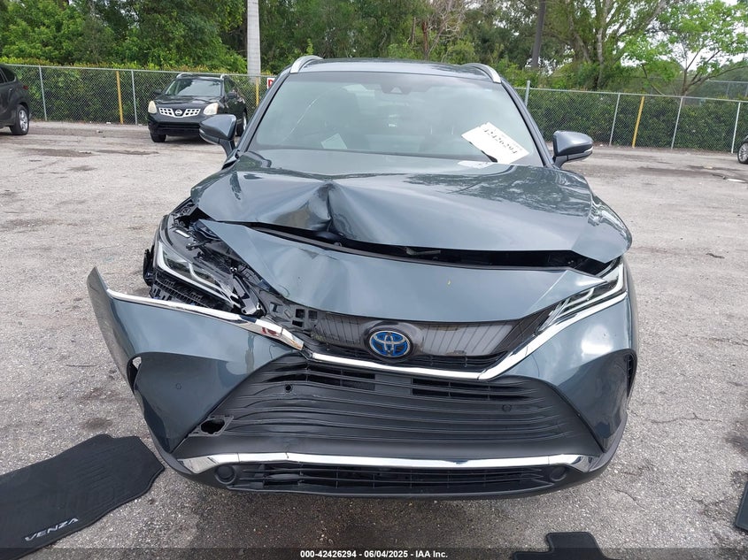 2021 TOYOTA VENZA VIN: JTEAAAAH0MJ066216