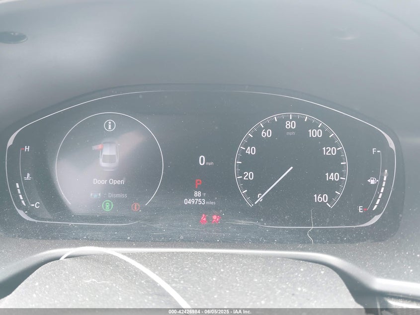 2021 HONDA ACCORD VIN: 1HGCV2F38MA023135