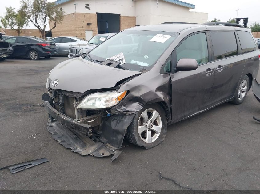 2013 Toyota Sienna Le V6 8 Passenger VIN: 5TDKK3DC7DS321903 Lot: 42427096