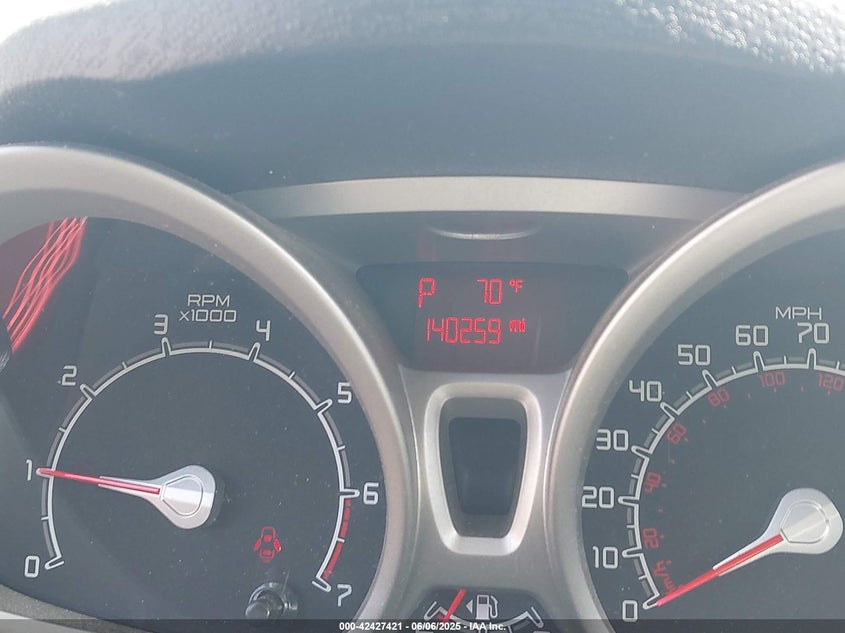 2011 FORD FIESTA VIN: 3FADP4EJ1BM216029