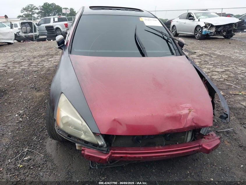 2006 Honda Accord 3.0 Ex VIN: 1HGCM66556A052705 Lot: 42427790