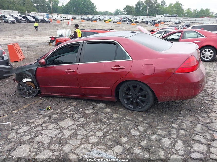 2006 Honda Accord 3.0 Ex VIN: 1HGCM66556A052705 Lot: 42427790