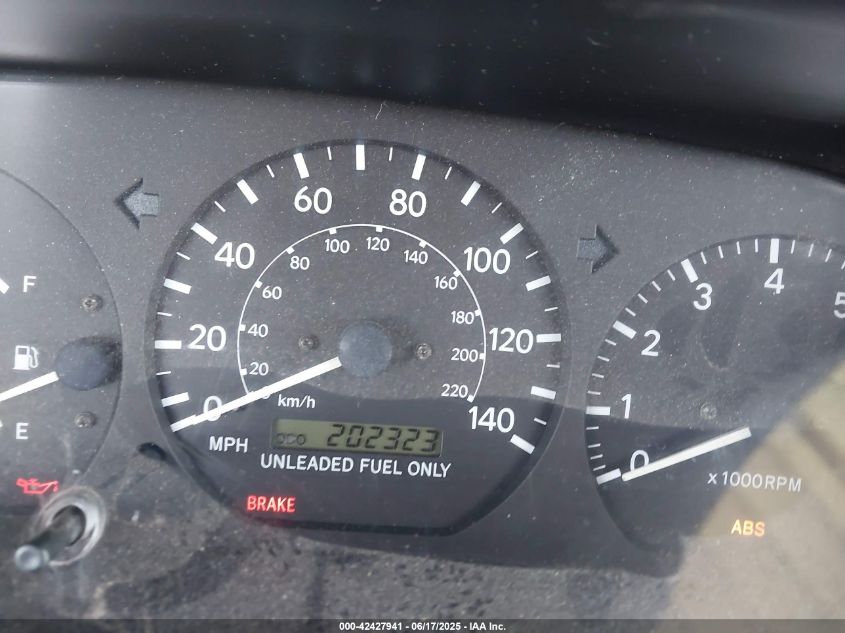 1998 Toyota Camry Le VIN: JT2BG22K1W0206427 Lot: 42427941