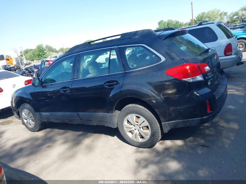2012 Subaru Outback 2.5I VIN: 4S4BRBAC1C3215372 Lot: 42428011