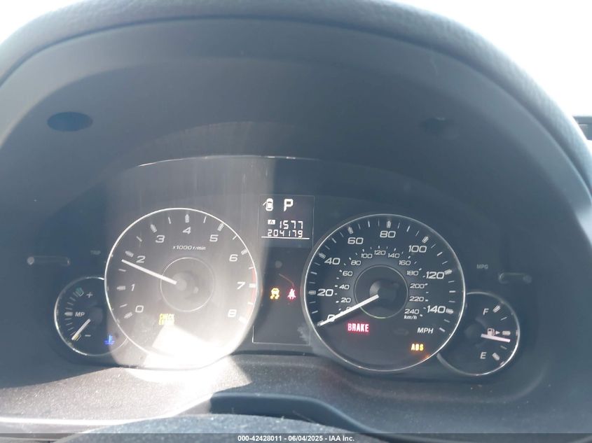 2012 Subaru Outback 2.5I VIN: 4S4BRBAC1C3215372 Lot: 42428011