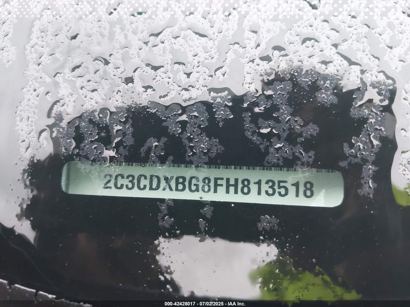 2015 Dodge Charger Se VIN: 2C3CDXBG8FH813418 Lot: 42428017