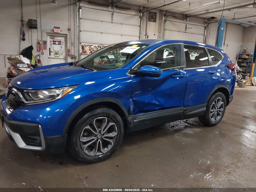 VIN 7FARW2H5XME002674 2021 HONDA CR-V AWD EX