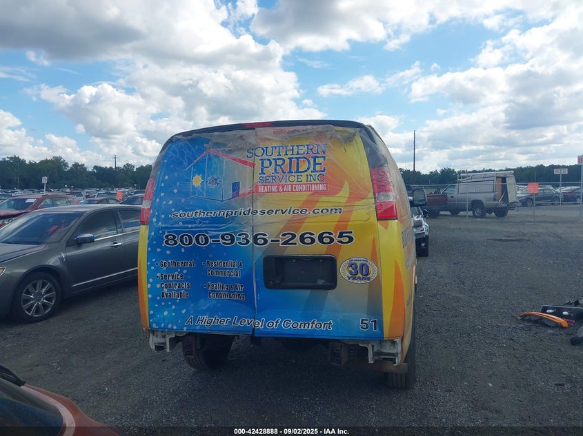 2018 GMC Savana 2500 Work Van VIN: 1GTW7AFG1J1342441 Lot: 42428888