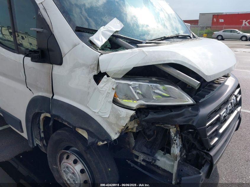 2023 Ram Promaster 3500 Cargo Van High Roof 159 Wb Ext VIN: 3C6MRVJG6PE506912 Lot: 42428915