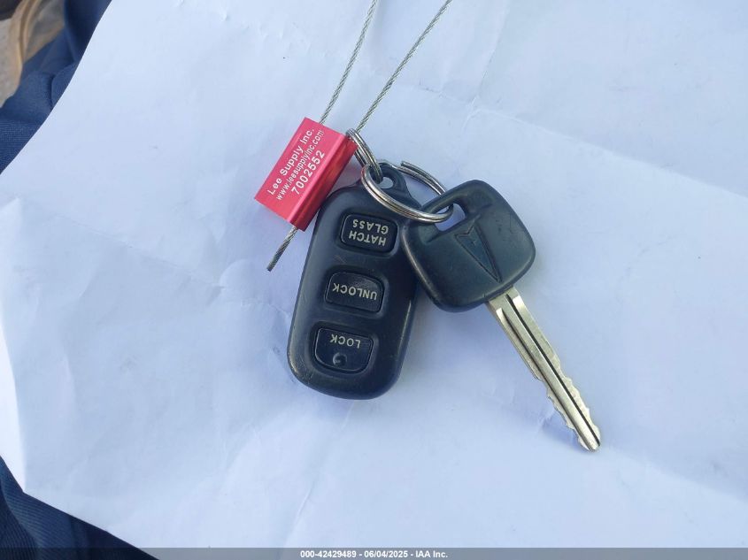 2007 Pontiac Vibe VIN: 5Y2SL65847Z424563 Lot: 42429489