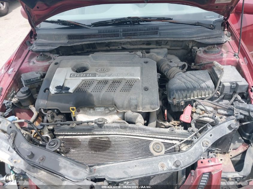 2006 Kia Spectra Ex/Lx/Sx VIN: KNAFE121865358303 Lot: 42430118