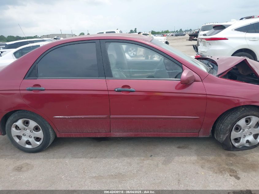 2006 Kia Spectra Ex/Lx/Sx VIN: KNAFE121865358303 Lot: 42430118