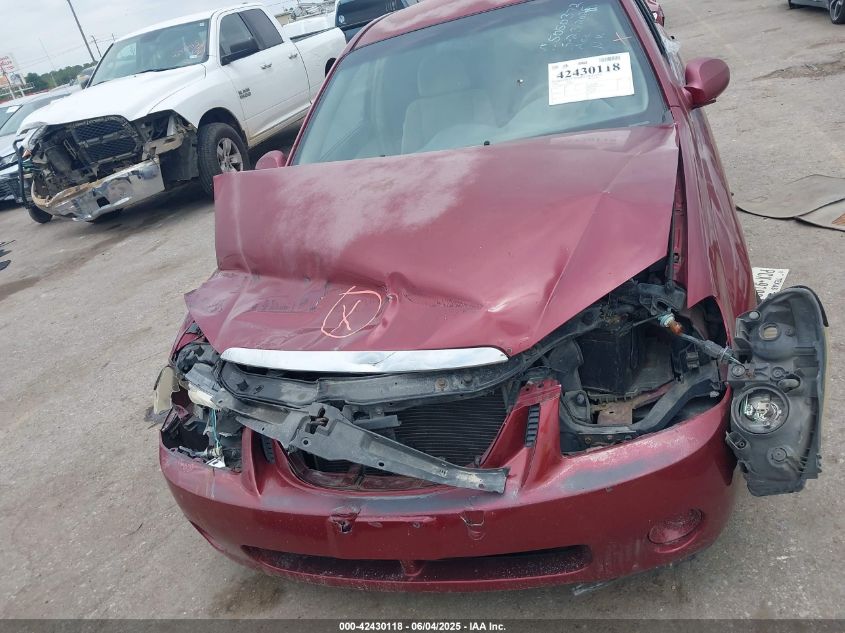 2006 Kia Spectra Ex/Lx/Sx VIN: KNAFE121865358303 Lot: 42430118