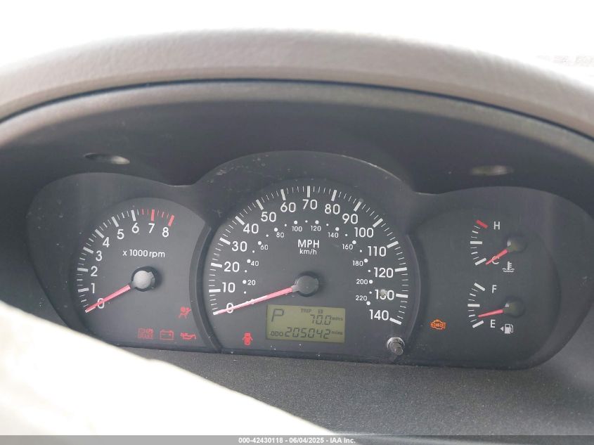 2006 Kia Spectra Ex/Lx/Sx VIN: KNAFE121865358303 Lot: 42430118