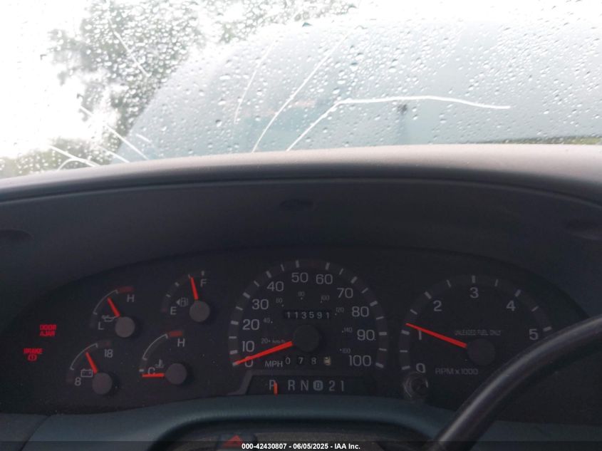 1997 Ford F-150 Lariat/Standard/Xl/Xlt VIN: 1FTDX176XVKA93845 Lot: 42430807